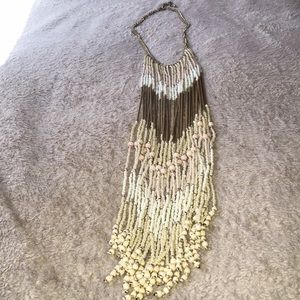 Long beaded necklace